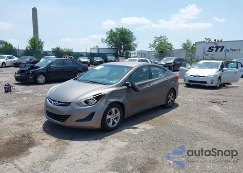 2015 Hyundai Elantra Se из США, поврежденный, VIN 5NPDH4AE0FH564657